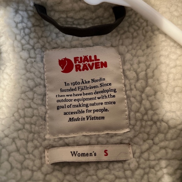 Fjallraven Greenland No. 1 Jacket G1000 Size S Woman's fur hood Sherpa Lined - Picture 3 of 4